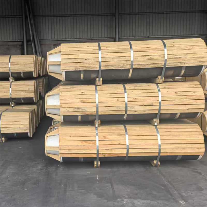 High-quality graphite electrodes, 600mm size, worldwide shipping available