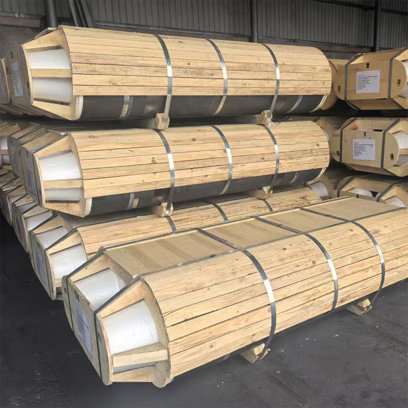 High-quality graphite electrodes, 600mm size, worldwide shipping available