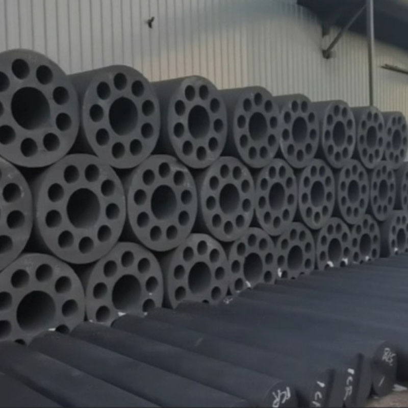 Nine-hole crucible specifically designed for negative electrode materials; features low impurity content, high temperature resistance, and compatibility with graphitization processes